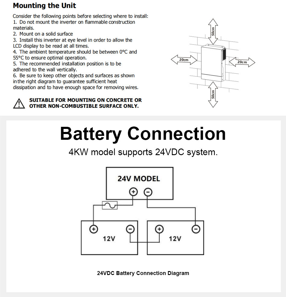 Easun Invertor solar 4KW 100A MPPT Controler de încărcare solară cu Wifi