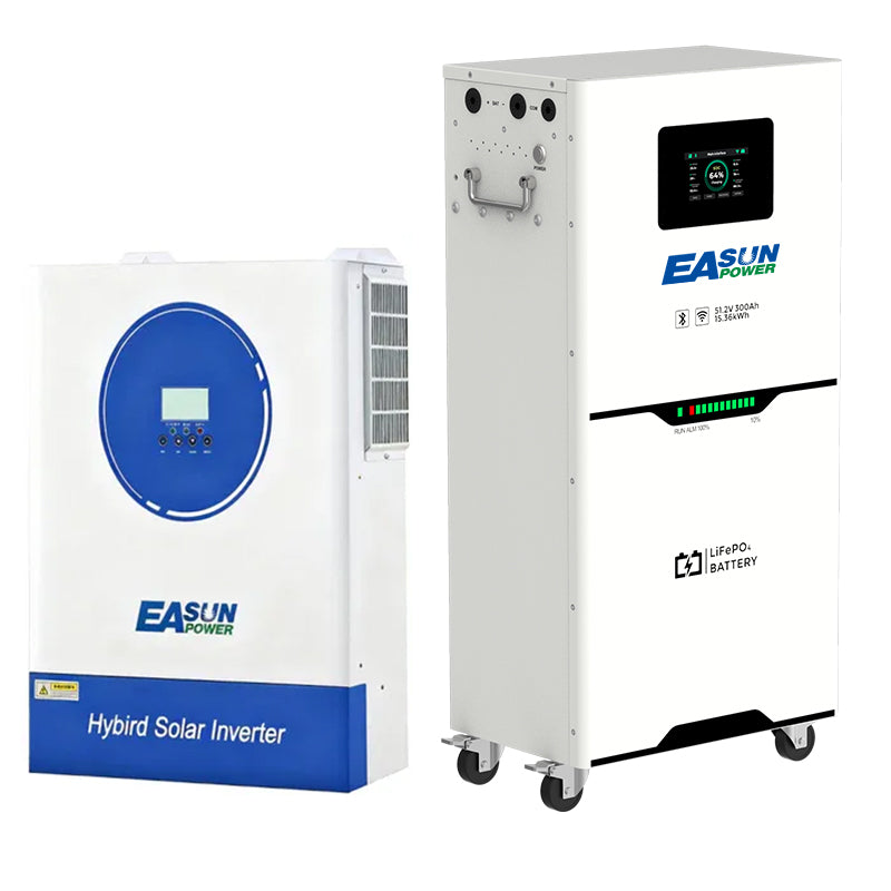 Baterie LiFePO4 48 V (51,2 V) 300 Ah ~15 kWh pentru stocare fotovoltaică rezidențială | EASUN POWER