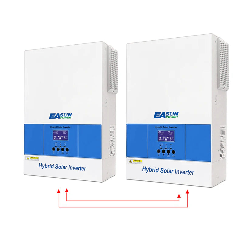 Easun Power invertor 6.2KP cu controler solar MPPT 120A și WiFi