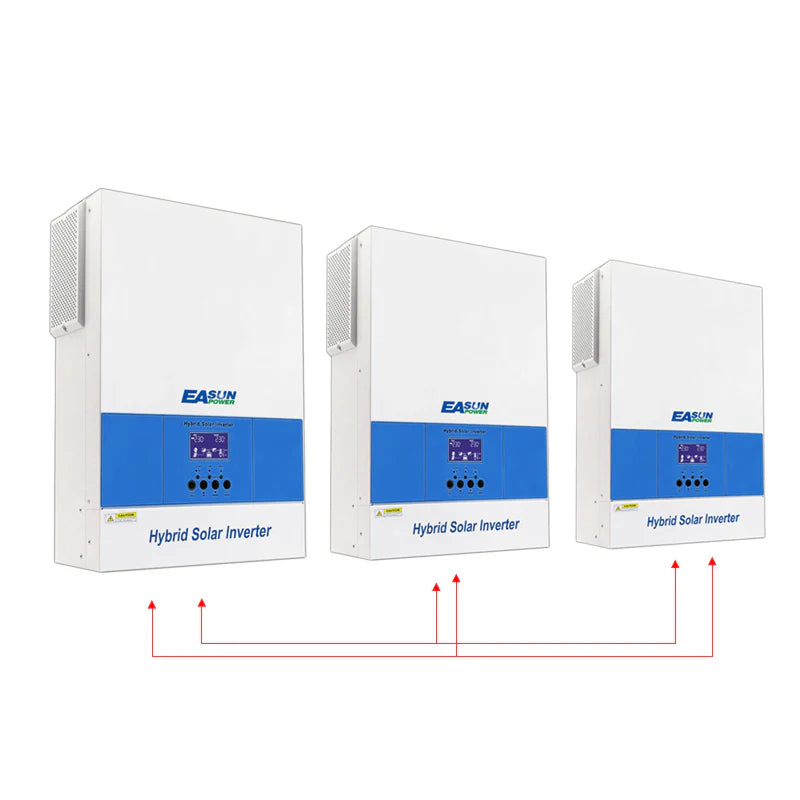 Easun Power invertor 6.2KP cu controler solar MPPT 120A și WiFi