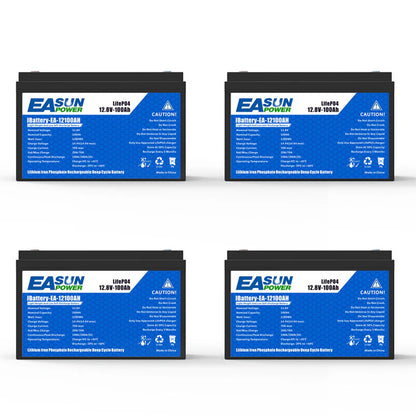 [0% TVA] Easun Baterie litiu 12.8V 100AH pentru stocarea energiei