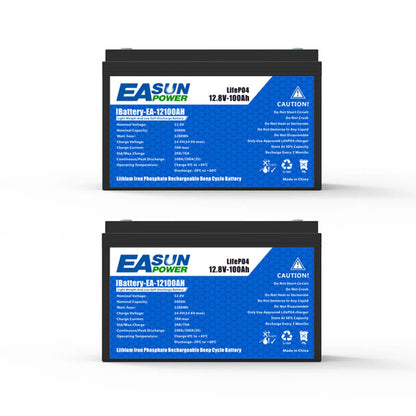 [0% TVA] Easun Baterie litiu 12.8V 100AH pentru stocarea energiei