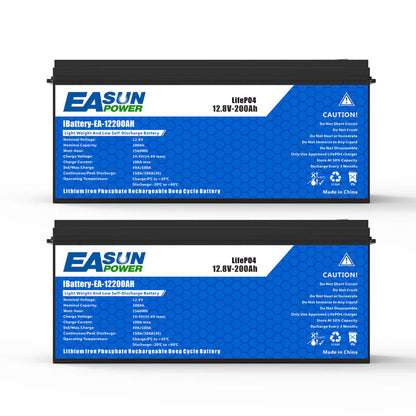 [0% TVA] Easun Pachet acumulator 12.8V 200AH LiFePO4 Grand