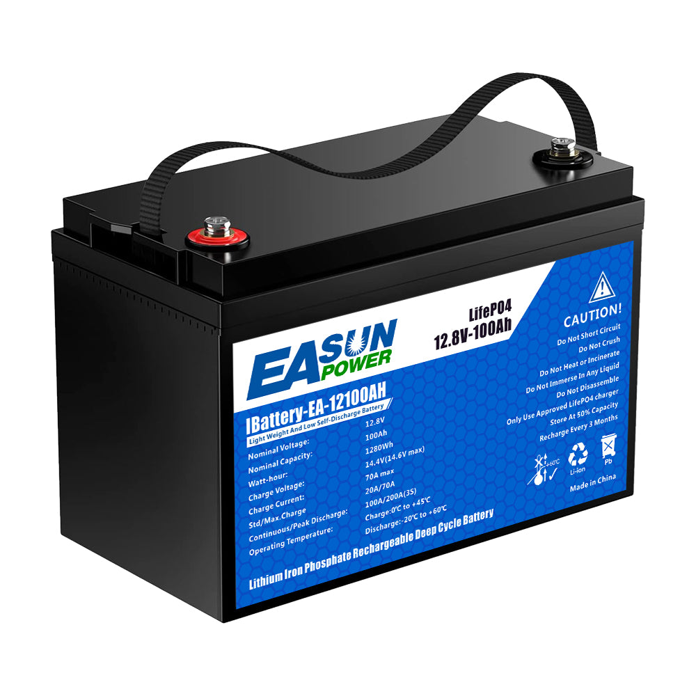 [0% TVA] Easun Baterie litiu 12.8V 100AH pentru stocarea energiei