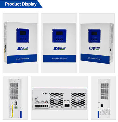 Easun Invertor solar 4KW 100A MPPT Controler de încărcare solară cu Wifi