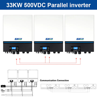 Easun Invertor solar 11KW 150A MPPT Controler de încărcare solară WiFi încorporat