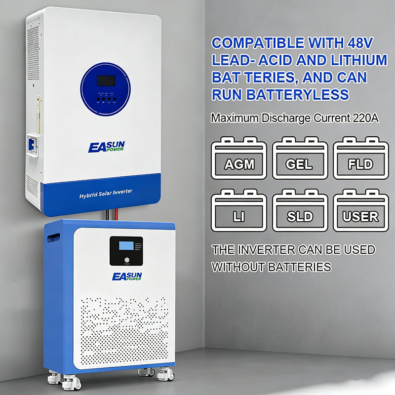 Baterie LiFePO4 48 V (51,2 V) 300 Ah ~15 kWh pentru stocare fotovoltaică rezidențială | EASUN POWER