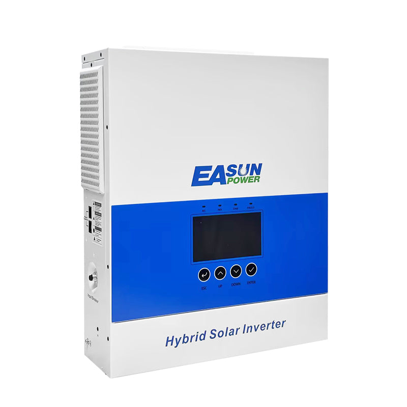 Invertor hibrid/off-grid 6.5 KP 48 V, undă sinusoidală pură, MPPT 120 A, Wi-Fi | EASUN